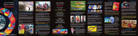 Image of the new Out Of Our Minds Banners brochure