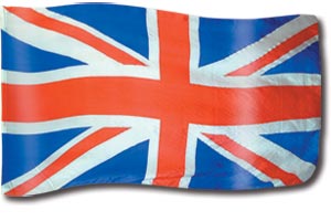 The design ‘United Kingdom’ in hand-crafted silk