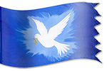 Peace Silk worship, warfare & ministry banner design