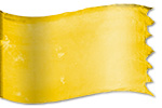 Hand painted silk: Seven-fold Spirit Yellow Design